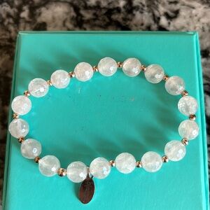 NWOT blessing bracelet rose quartz